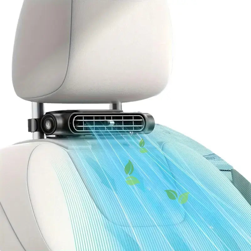 🔥Car Seat Velcro Fan – Portable & Adjustable, Stays in Place